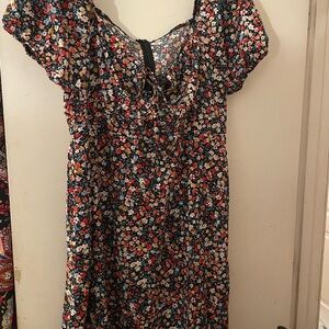 SHEIN Curve Multicolor Floral Dress